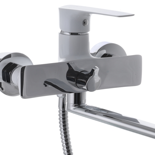 Змішувач для ванни Mixxus Premium Eva 006 Euro Білий (MI5813), изображение 2