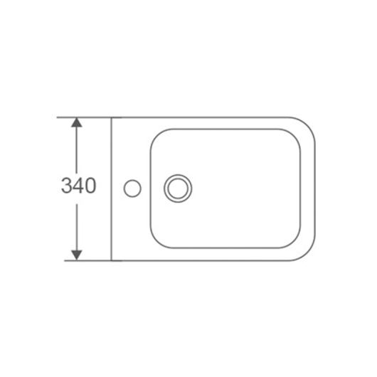 Біде підвісне Mixxus Premium Quadro-0501 485x345x325mm (MP6459), изображение 2