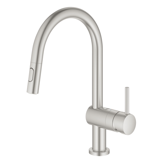 Сенсорний змішувач для кухні з висувним виливом Grohe Minta Touch (31358DC2), изображение 4
