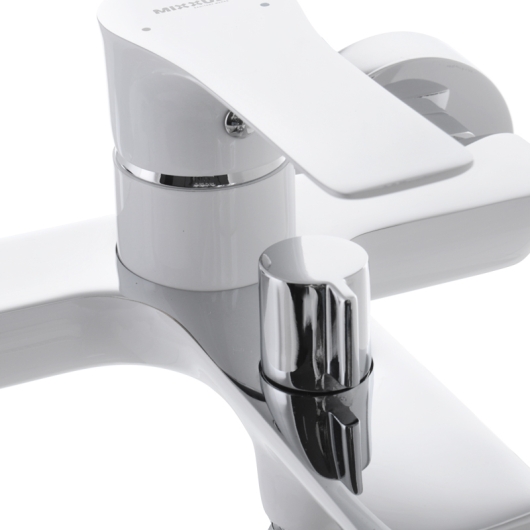 Змішувач для ванни з коротким виливом Mixxus Premium Eva 009 Euro Білий (MI5811), изображение 3