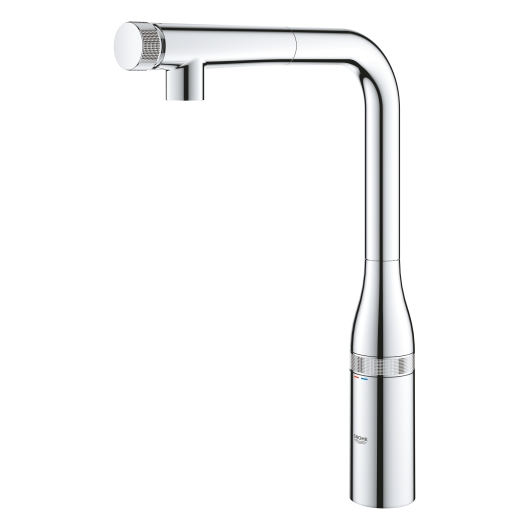 Змішувач для кухні з висувним виливом Grohe Essence SmartControl (31615000), изображение 3
