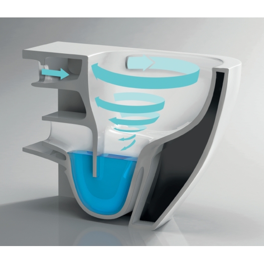 Унітаз-компакт Mixxus Premium Ellipse-0401-T1 630x390x840mm, система змиву TORNADO 1.0 (MP6467), изображение 2