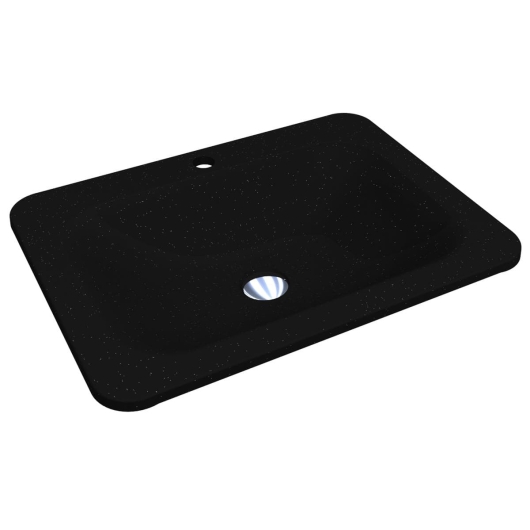 Умывальник CALIFORNIA MIRASTONE BLACK SHINE Miraggio