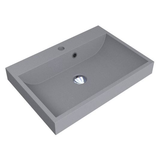 Умывальник VARNA 600 MIRASTONE GRAY Miraggio