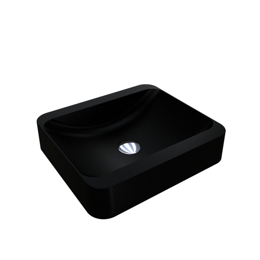 Умывальник GENEVA MIRASTONE BLACK SHINE Miraggio