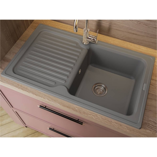 Кухонная мойка ORLEAN gray Miraggio, изображение 8