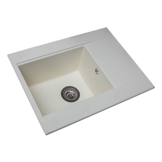 Кухонная мойка BODRUM 650 white Miraggio, изображение 3