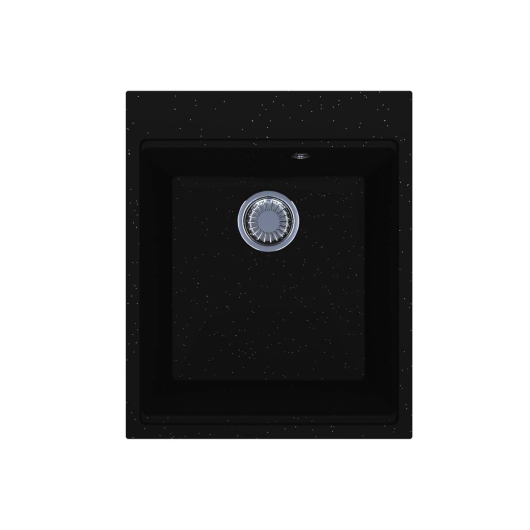 Кухонная мойка LAGOON 420 black shine Miraggio, изображение 3