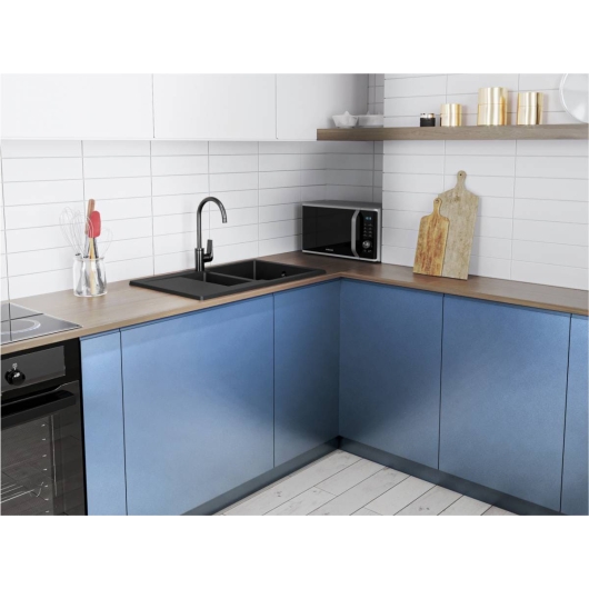 Кухонная мойка LAPAS black shine Miraggio, изображение 7