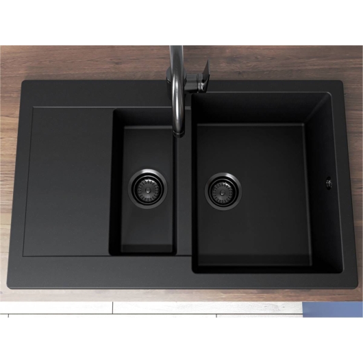 Кухонная мойка LAPAS black shine Miraggio, изображение 6