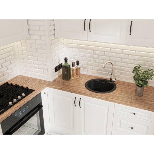Кухонная мойка VALENCIA black shine Miraggio, изображение 7