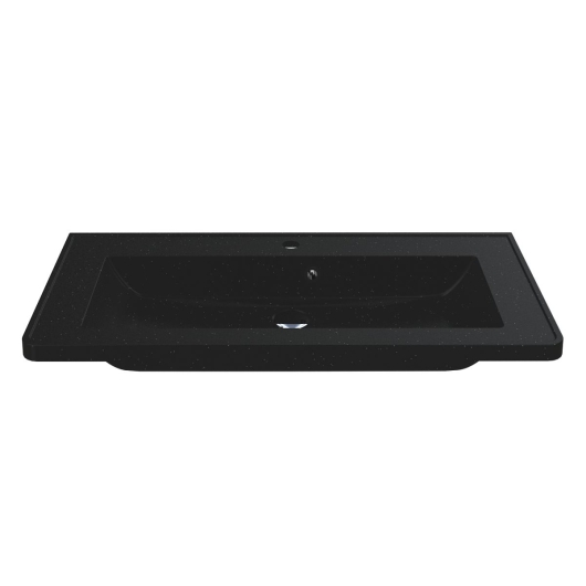 Умывальник TRES MIRASTONE BLACK SHINE Miraggio, изображение 3