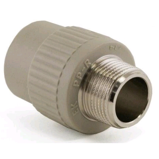 Перехід з метал.різьб. зовн. 20х1/2 Ekoplastik Wavin