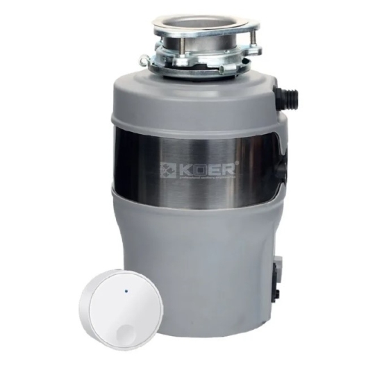 Подрібнювач харчових відходів Koer FWD-02-0,75 - SILENT (560Вт, індукційний двигун) (KR4913)
