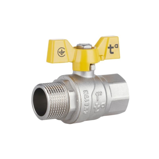 Кран шаровой Thermo Alliance Forte 1" ВН для газа (бабочка) SF607G25 купить в САНН Одесса