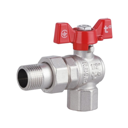 Кран шаровой "Американка" Thermo Alliance Forte 1/2" угловой SF221W15 купить в САНН Одесса