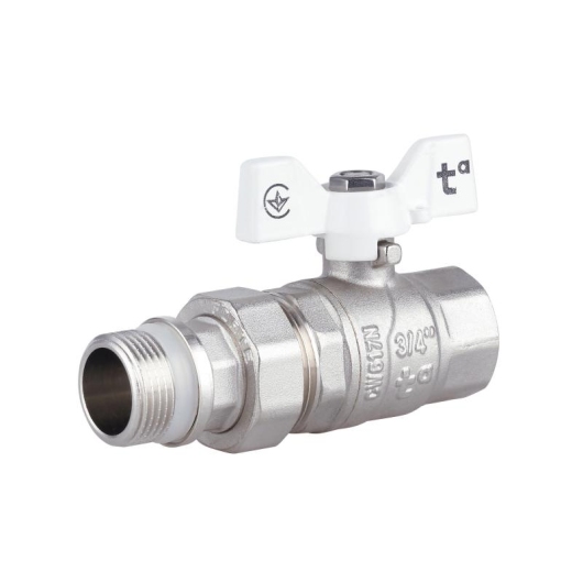Кран шаровой "Американка" Thermo Alliance Forte 3/4" с антипротечкой прямой SF222W20 купить в САНН Одесса