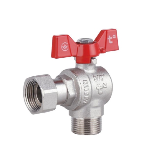 Кран шаровой с накидной гайкой Thermo Alliance Forte 3/4" ВН для воды угловой SF224W20 купить в САНН Одесса
