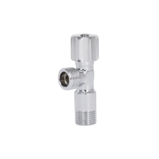 Кран угловой Thermo Alliance Standart (ручка шестигранник) с вент.буксой 1/2"Н х 1/2"Н SF3441515 купить в САНН Одесса