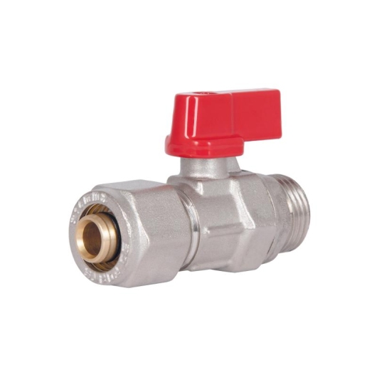 Кран шаровой обжимной Thermo Alliance Forte 16х1/2" НР SF262W15 купить в САНН Одесса