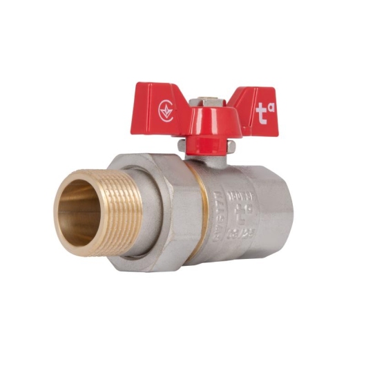 Кран шаровой "Американка" Thermo Alliance Standart 1" ВН прямой SD220NW25PN40 купить в САНН Одесса