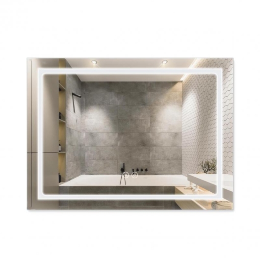 Зеркало Qtap Mideya (DC-F904) 800х600 с LED-подсветкой Touch, с диммером QT2078F904W купить в САНН Одесса