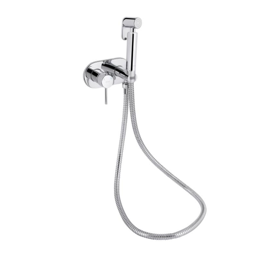 Набор для гигиенического душа Qtap Inspai-Varius округлый QTINSVARCRMV00440501 Chrome купить в САНН Одесса