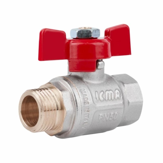 Кран шаровой Icma 1/2" прямой №351 купить в САНН Одесса
