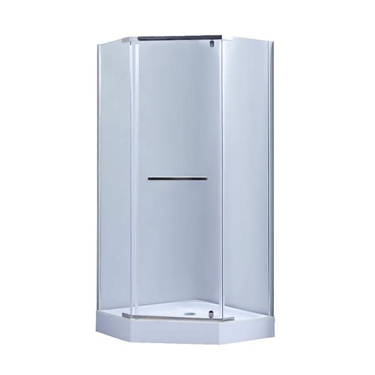 Душевая кабина Lidz Dozorca SC90x90.CRM.LOW.TR, стекло прозрачное 6 мм купить в САНН Одесса