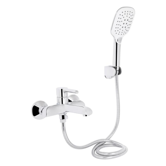 Смеситель для ванны Qtap Grand (c душевым гарнитуром) QTGRACRM006 Chrome купить в САНН Одесса