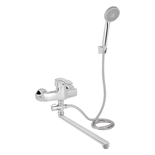 Смеситель для ванны Lidz Anny 005C2 с поворотным изливом (c душевым гарнитуром) (k40) LDANN005C2CRM35102 Chrome купить в САНН Одесса