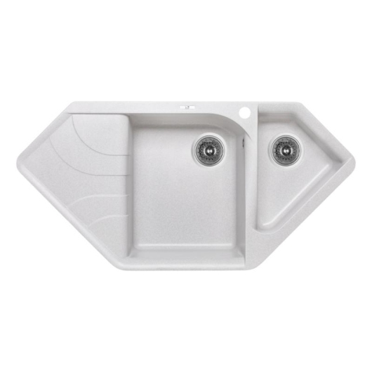 Кухонная мойка с дополнительной чашей Lidz 1000x500/225 GRA-09 (LIDZGRA091000500225) купить в САНН Одесса