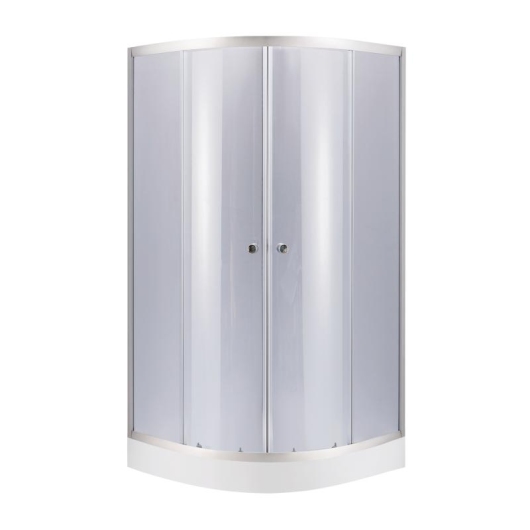 Набор Lidz душевая кабина Latwa SC90x90.SAT.LOW.GR, стекло тонированное 4 мм + поддон Kupala купить в САНН Одесса