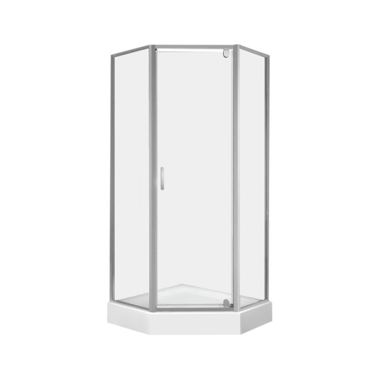 Набор Qtap душевая кабина Leo CRM10995-AC6 Clear 2020x900x900 мм + поддон Diamond 309912 90x90x12 см с сифоном купить в САНН Одесса