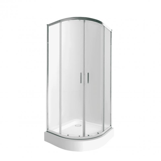 Набор Qtap душевая кабина Taurus CRM1011AC6 Clear 2020x1000x1000 мм + поддон Robin 301112 100x100x12 см с сифоном купить в САНН Одесса