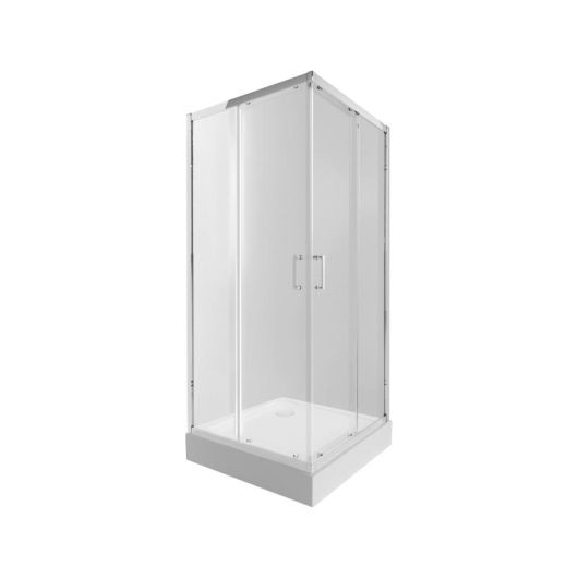 Набор Qtap душевая кабина Taurus CRM1099SC6 Clear 2020x900x900 мм + поддон Tern 309912C 90x90x12 см с сифоном купить в САНН Одесса