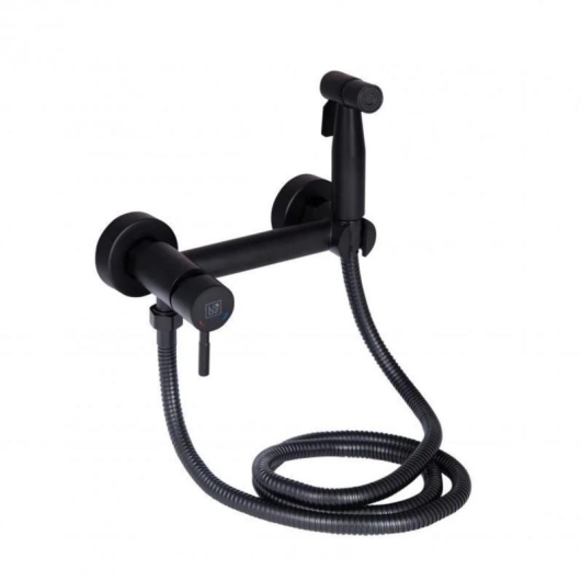 Набор для гигиенического душа со смесителем Lidz Aria 110 округлый LDARI110BLA43394 Black купить в САНН Одесса