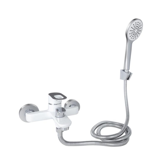 Смеситель для ванны Lidz Latwa 006 (c душевым гарнитуром) (k35) LDLAT006WHI45424 White купить в САНН Одесса