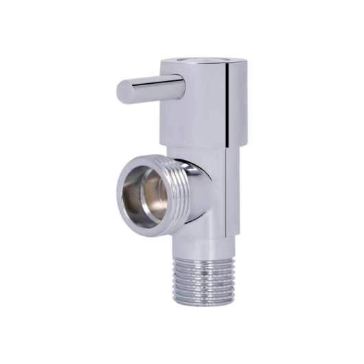 Кран кутовий Thermo Alliance Standart (ручка паличка) з керам.буксою 1/2"Н х 3/4"Н SF343W1520 купити в САНН Одеса