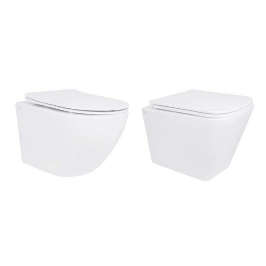 Акционный набор: Унитаз подвесной Jay Ultra Quiet QT07335177W 485х360х320 + Tern Ultra Quiet QT17332303ASW 490x365x325 купить в САНН Одесса