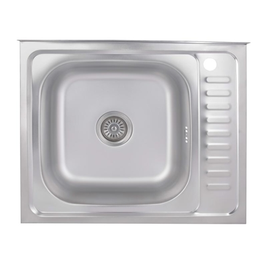 Кухонная мойка Brinex 6050-L 0,6 мм Satin (BRIN6050LSAT06) купить в САНН Одесса