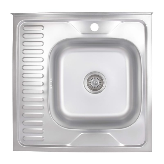 Кухонная мойка Brinex 6060-R 0,6 мм Satin (BRIN6060RSAT06) купить в САНН Одесса