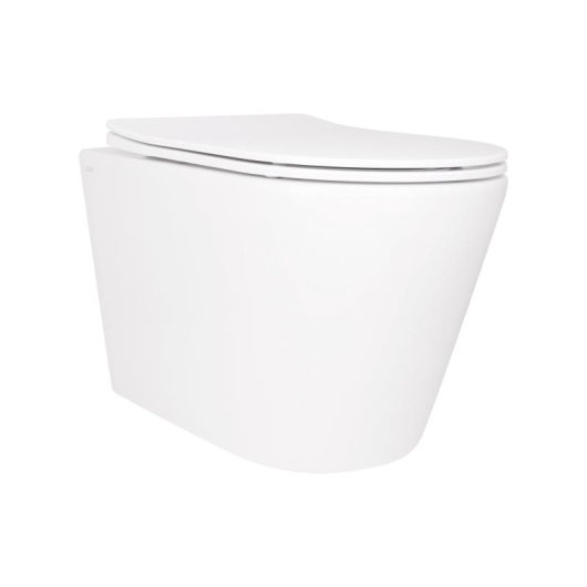 Унітаз підвісний Qtap Scorpio безободковий Ultra Quiet з сидінням Soft-close QT14332380ASW купити в САНН Одеса