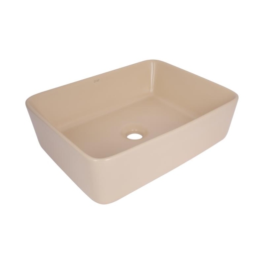 Раковина накладная Qtap Tern 480x370x135 мм, Beige, прямоугольная, с донным клапаном QT17116069SB купить в САНН Одесса