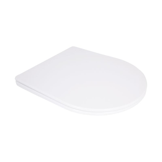 Qtap Сидіння для унітаза (Jay 640, Swan 640) 422x360x30 мм, White, з мікроліфтом, Slim Duroplast, Quick Release QTSC179W48699 купити в САНН Одеса