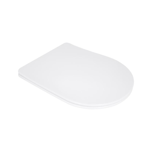 Сиденье для унитаза Qtap (Evia, Arvin, Leo 630) 410x330x22 мм, White, с микролифтом, Slim Duroplast, Quick Release QTSC179W49264 купить в САНН Одесса