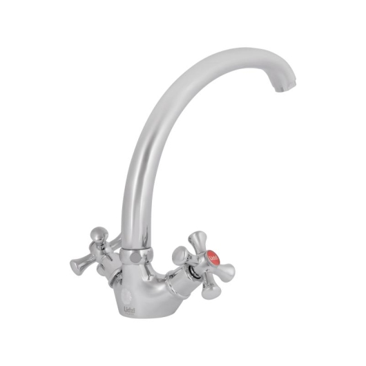 Смеситель для кухни Lidz Lamb 273F двухвентильный LDLAM273FCRM21890 Chrome купить в САНН Одесса, изображение 3