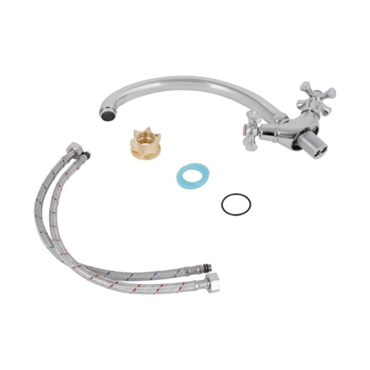 Смеситель для кухни Lidz Lamb 273F двухвентильный LDLAM273FCRM21890 Chrome купить в САНН Одесса, изображение 7