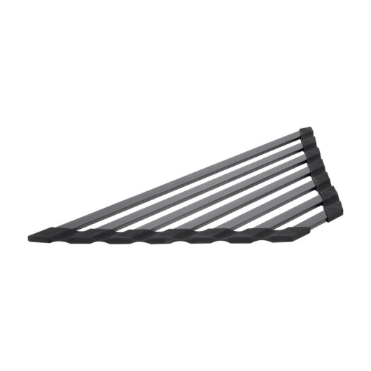 Сушилка на кухонную мойку угловая Lidz Acsis LA20 Black, плоска основа, для посуды 477х198 мм LDACSLA20BLM49773 купить в САНН Одесса
