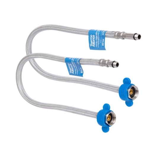 Шланг для воды, Thermo Alliance Standart нержавеющая оплетка в силиконе   М10*50 см (пара) TAS391W50 купить в САНН Одесса